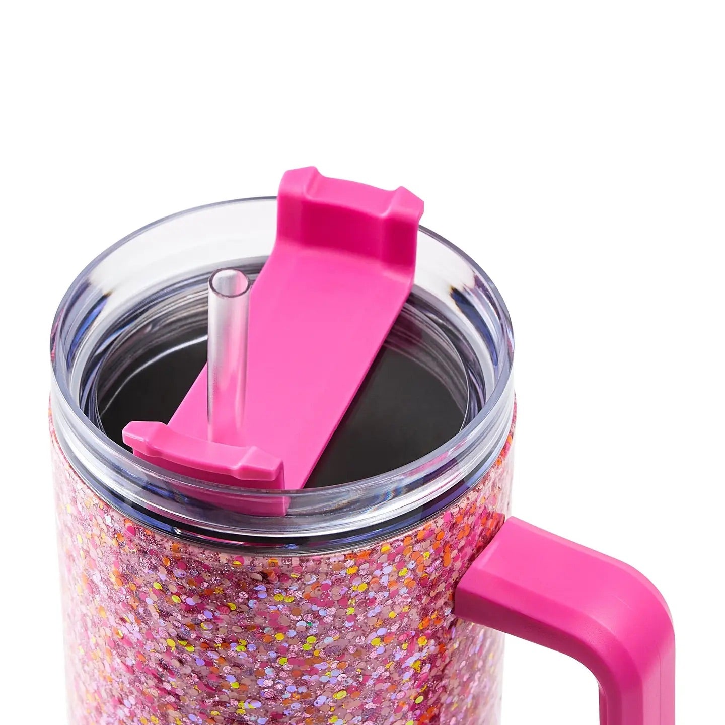 Pink Glitter 40oz BPA Free Tumbler