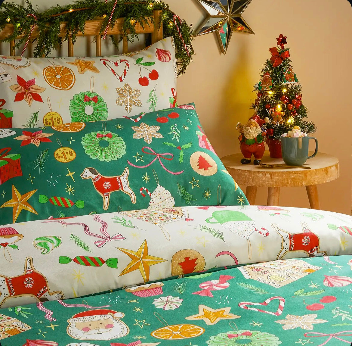 Festive Treats Reversible Bedding Set