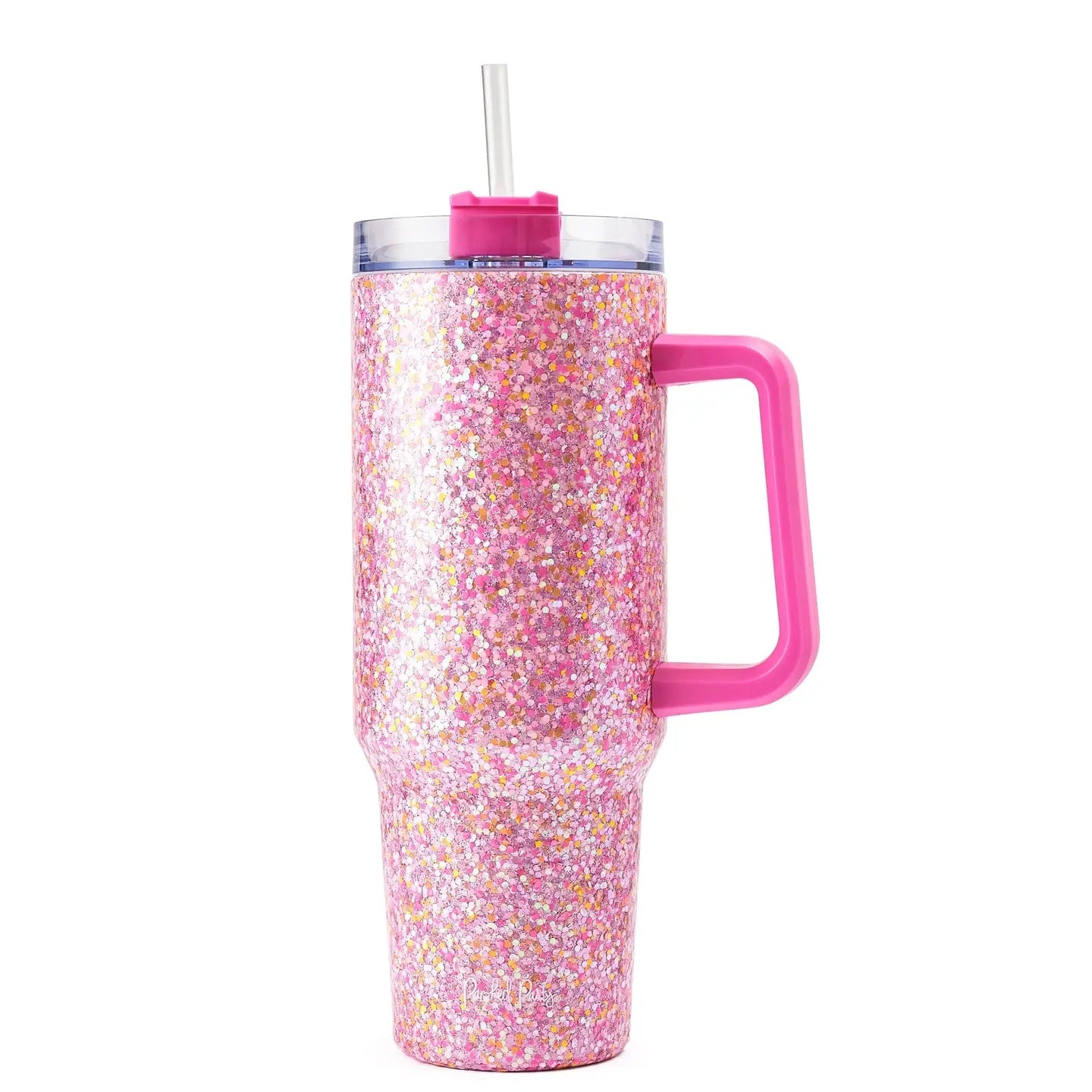 Pink Glitter 40oz BPA Free Tumbler