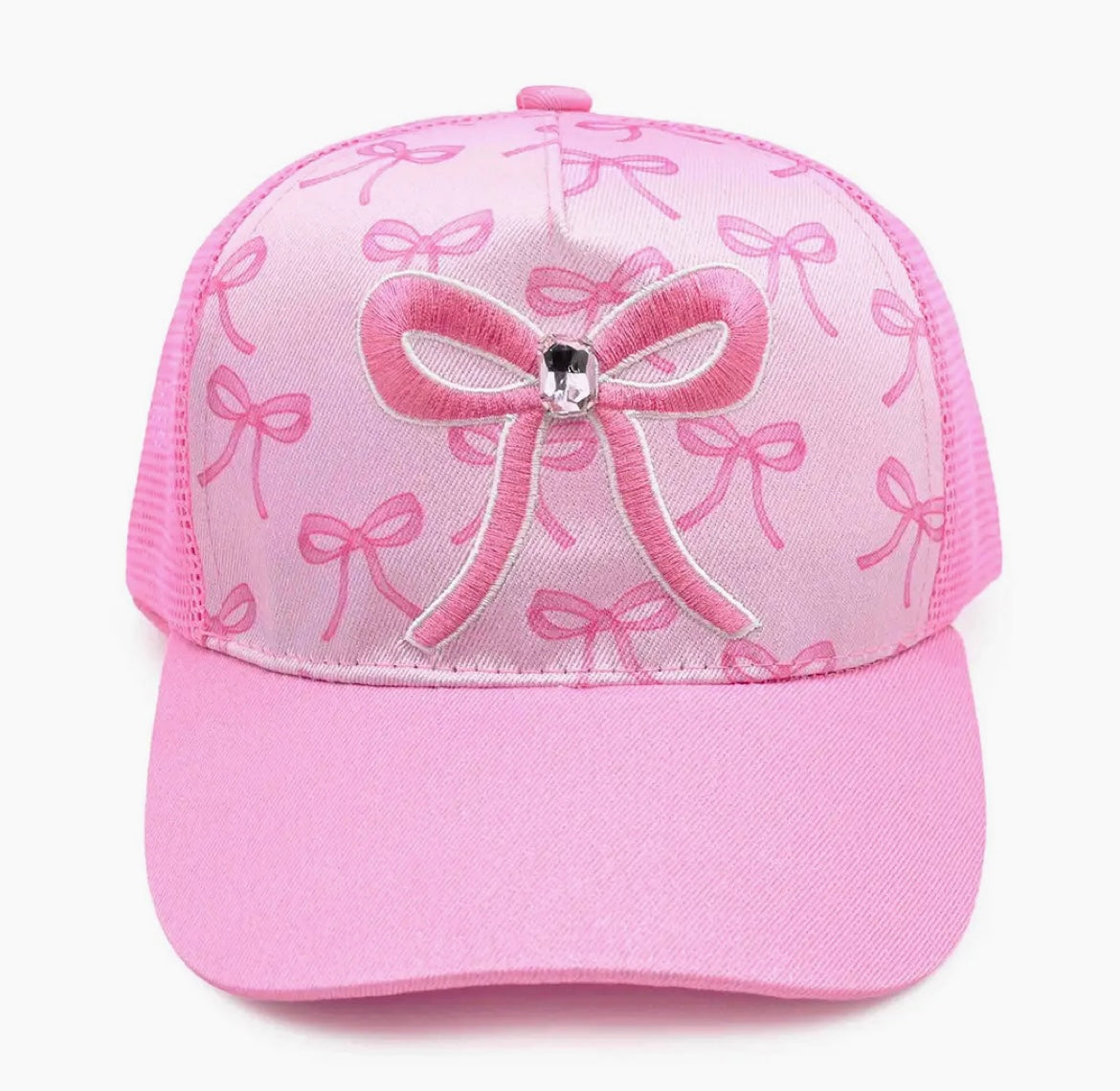 Pink Bow Cap