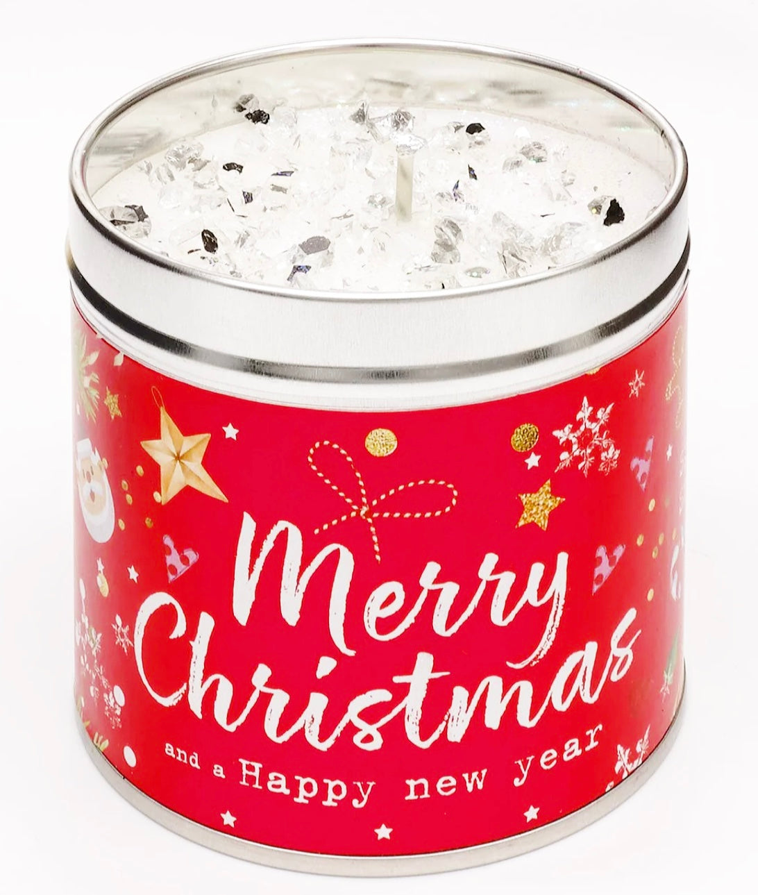 Festive Red Large Candle