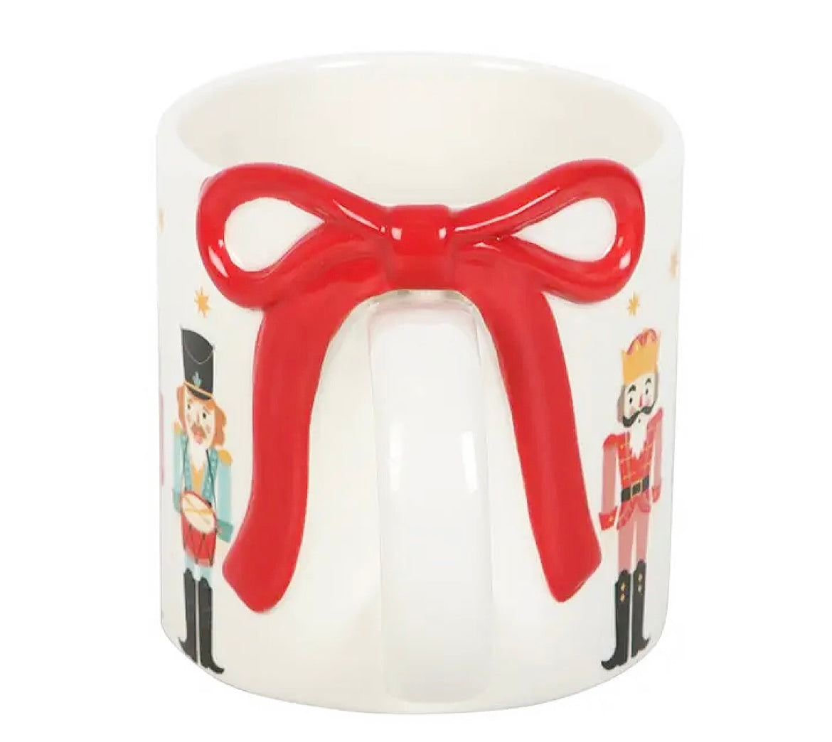 Nutcracker Bow Ceramic Mug