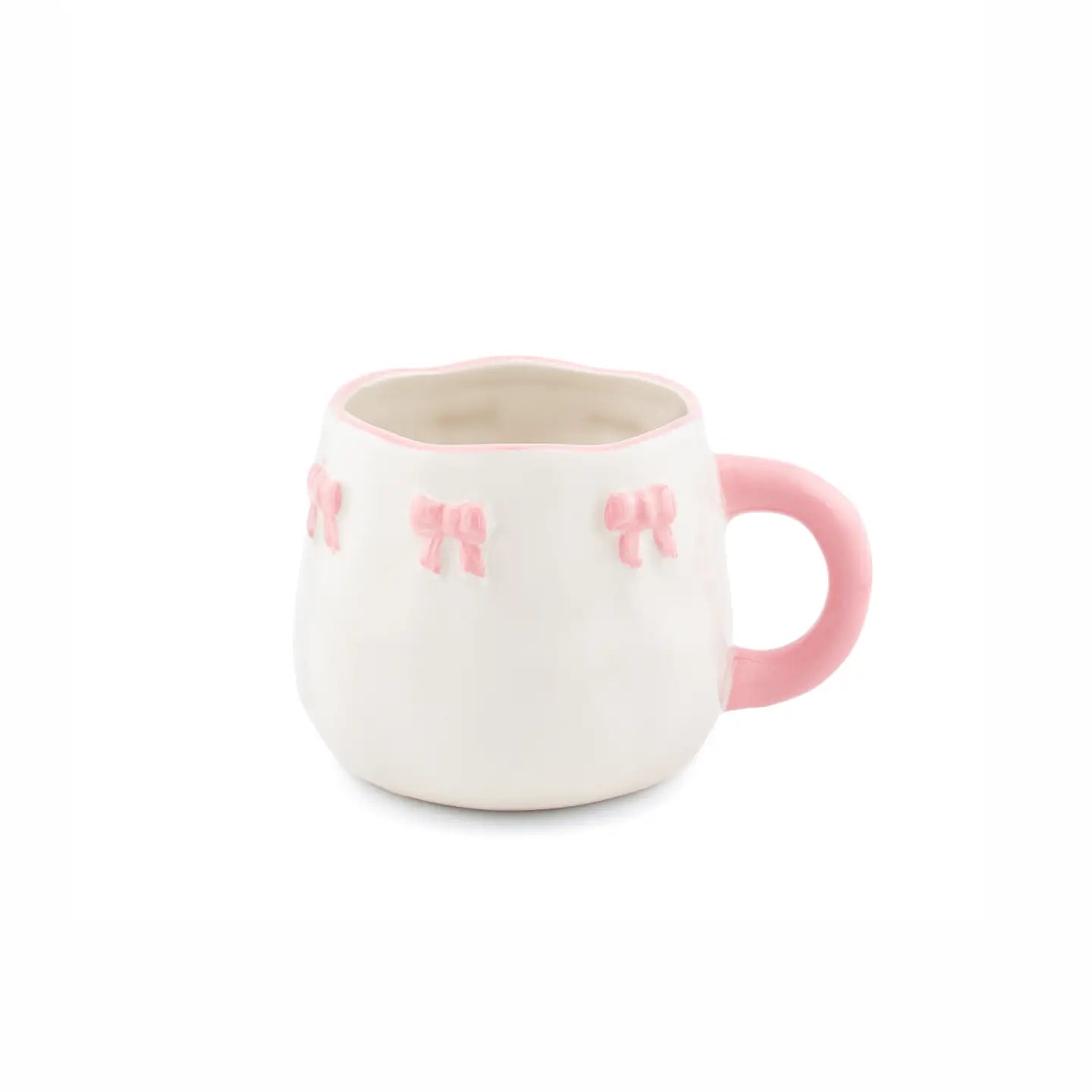 Pink Bow Ceramic Mug
