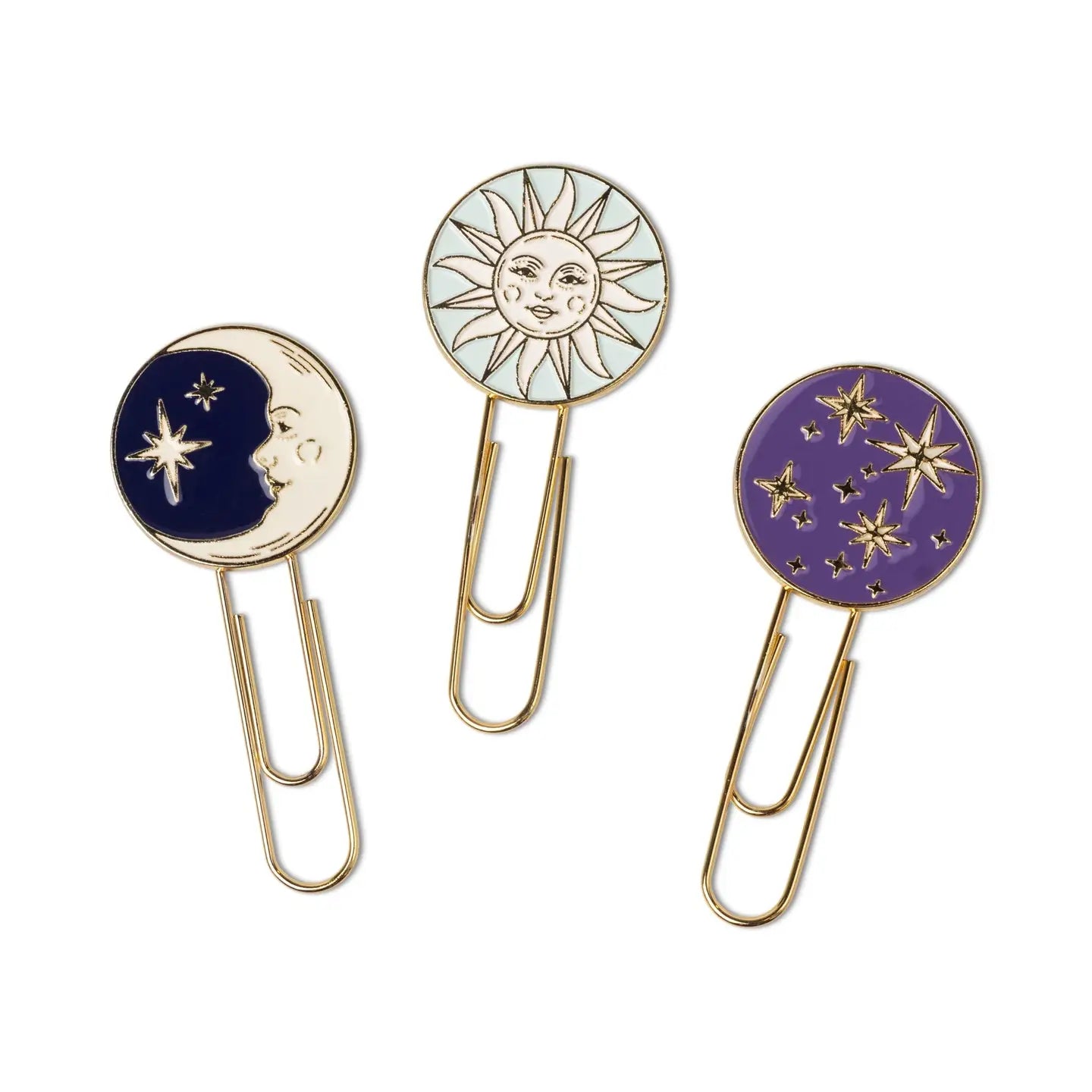 Celestial Set of 3 Paperclips