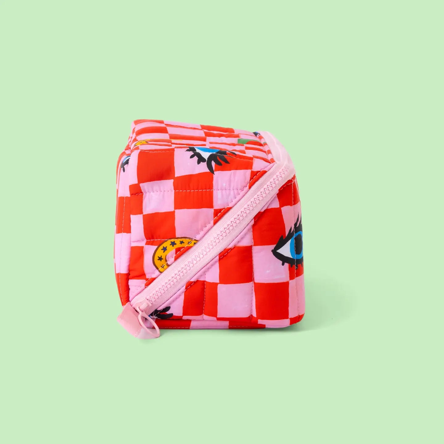Checker Icons Flat Lay Wash Bag