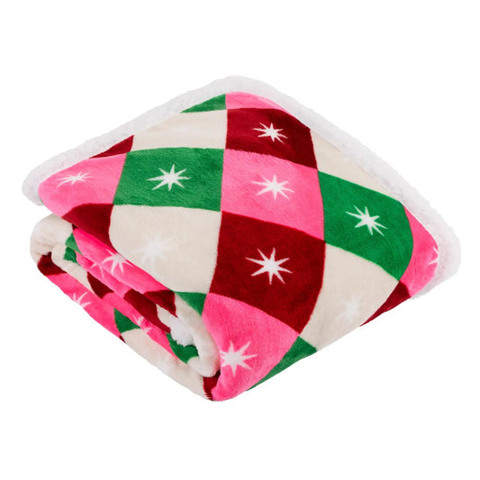 Star Sherpa Blanket/Throw
