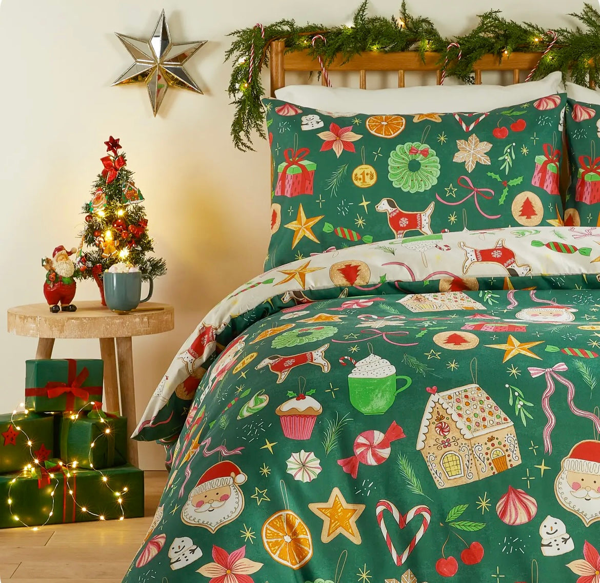 Festive Treats Reversible Bedding Set