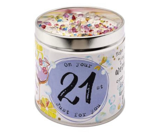 21st Birthday 240g Candle