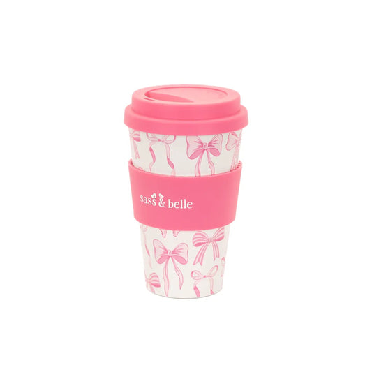 Pink Bow Travel Cup