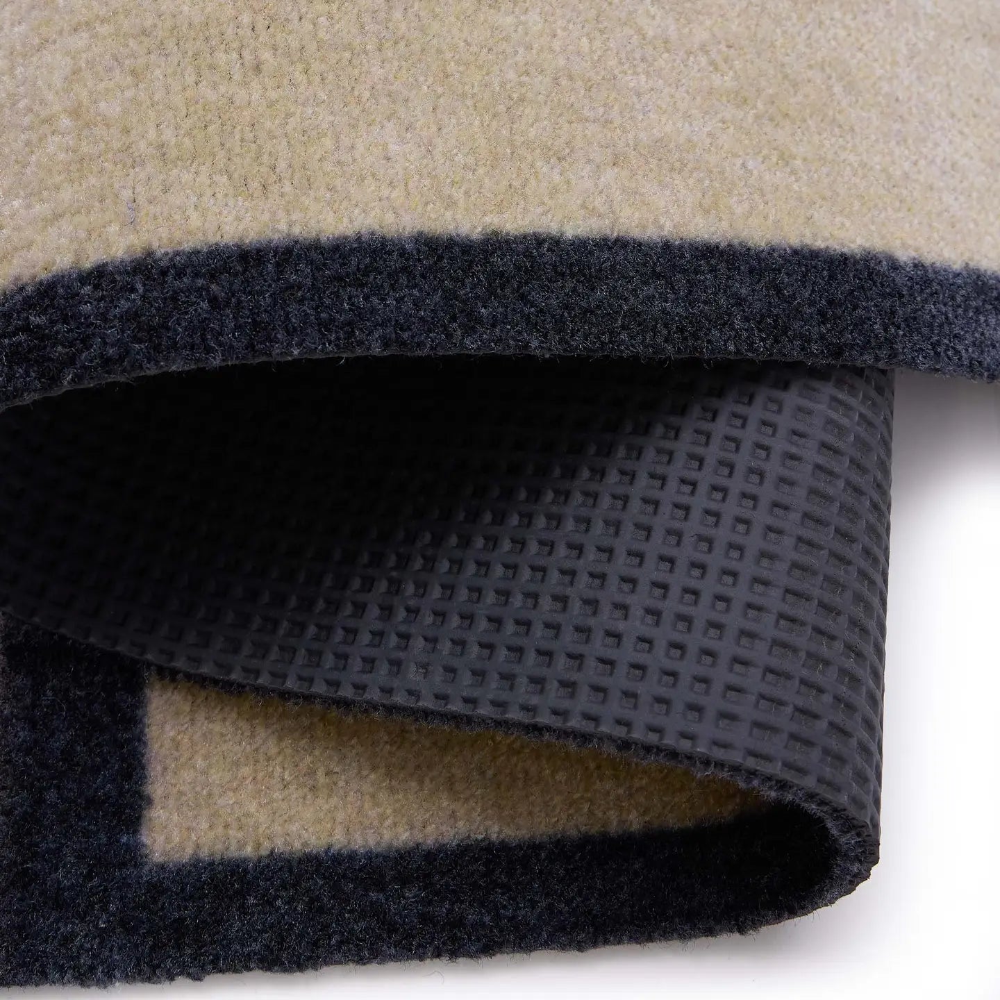 Neutral Welcome Nylon Indoor Machine Washable Mat