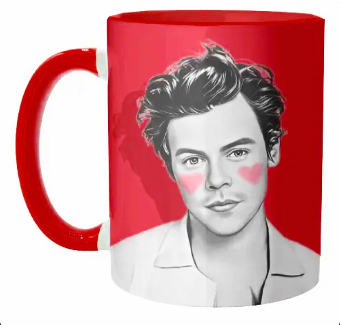 Harry Love Heart Mug