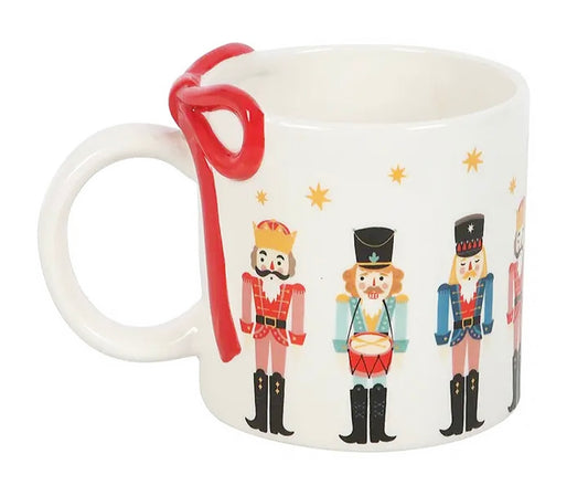 Nutcracker Bow Ceramic Mug