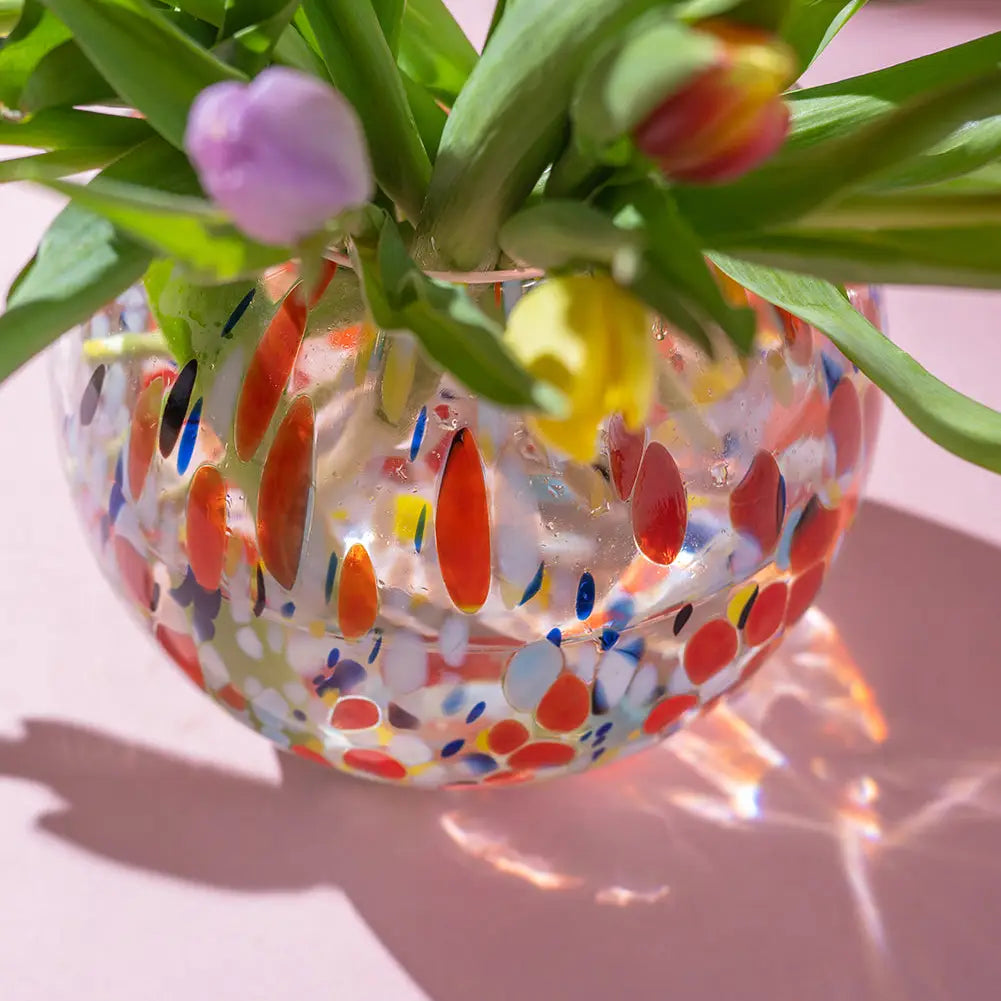 Cheena Round Handmade Vase