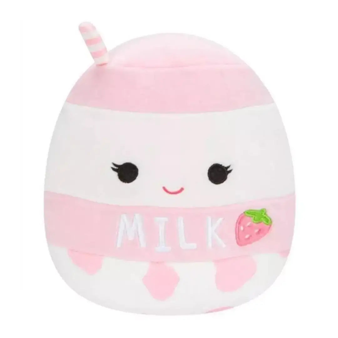 Amelie 8" Squishmallow Strawberry Milk Plush Toy