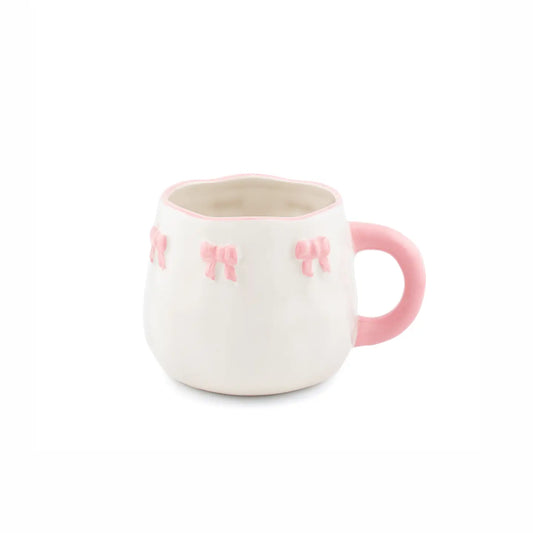 Pink Bow Ceramic Mug