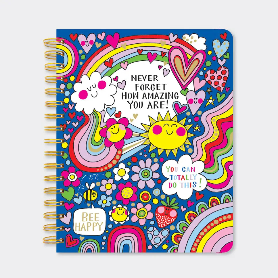 Wiro Bound Notebook - Never Forget How Amazing You Are