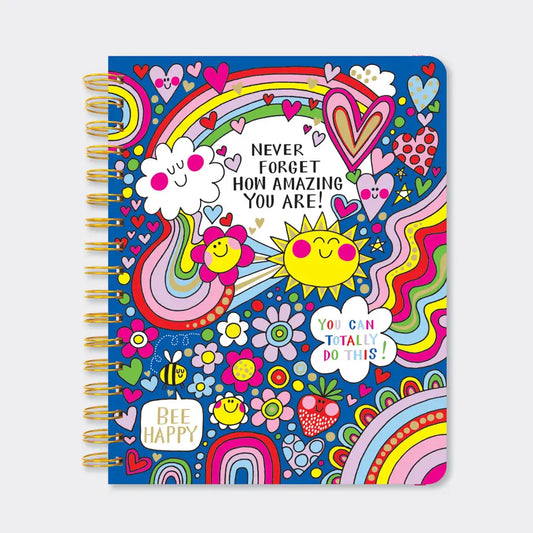 Wiro Bound Notebook - Never Forget How Amazing You Are