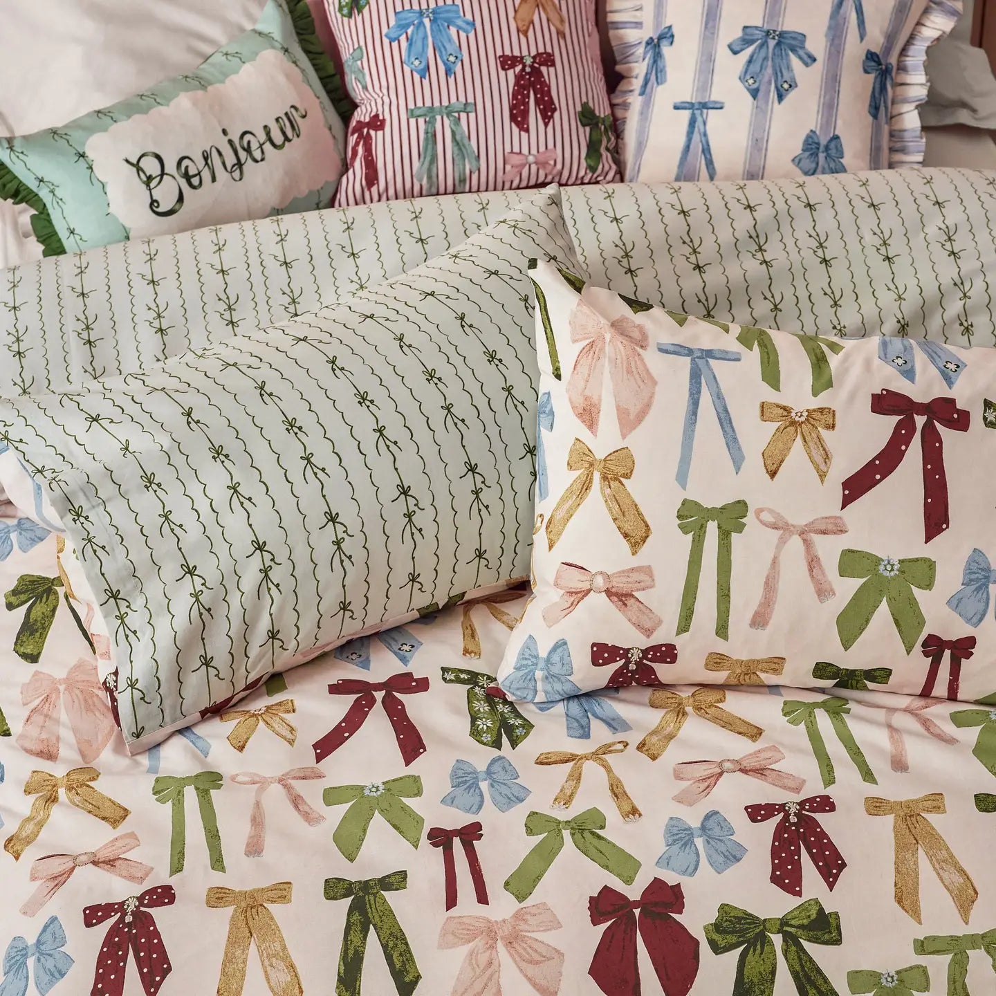 Parisian Bows Duvet Set