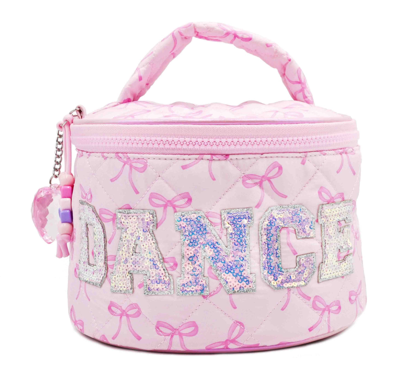 Pink Bow Dance Round Mini Bag