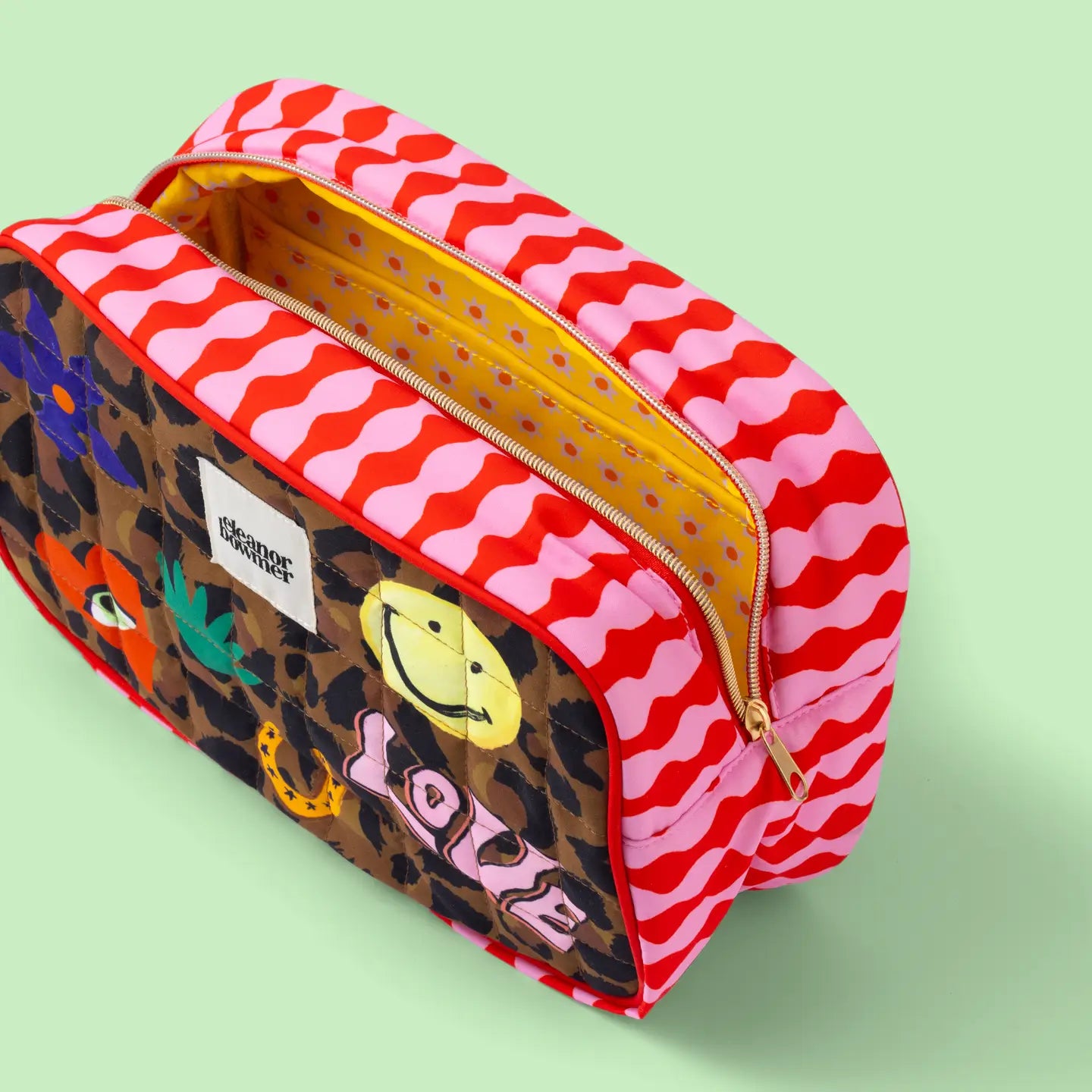 Leopard Print Wash Bag