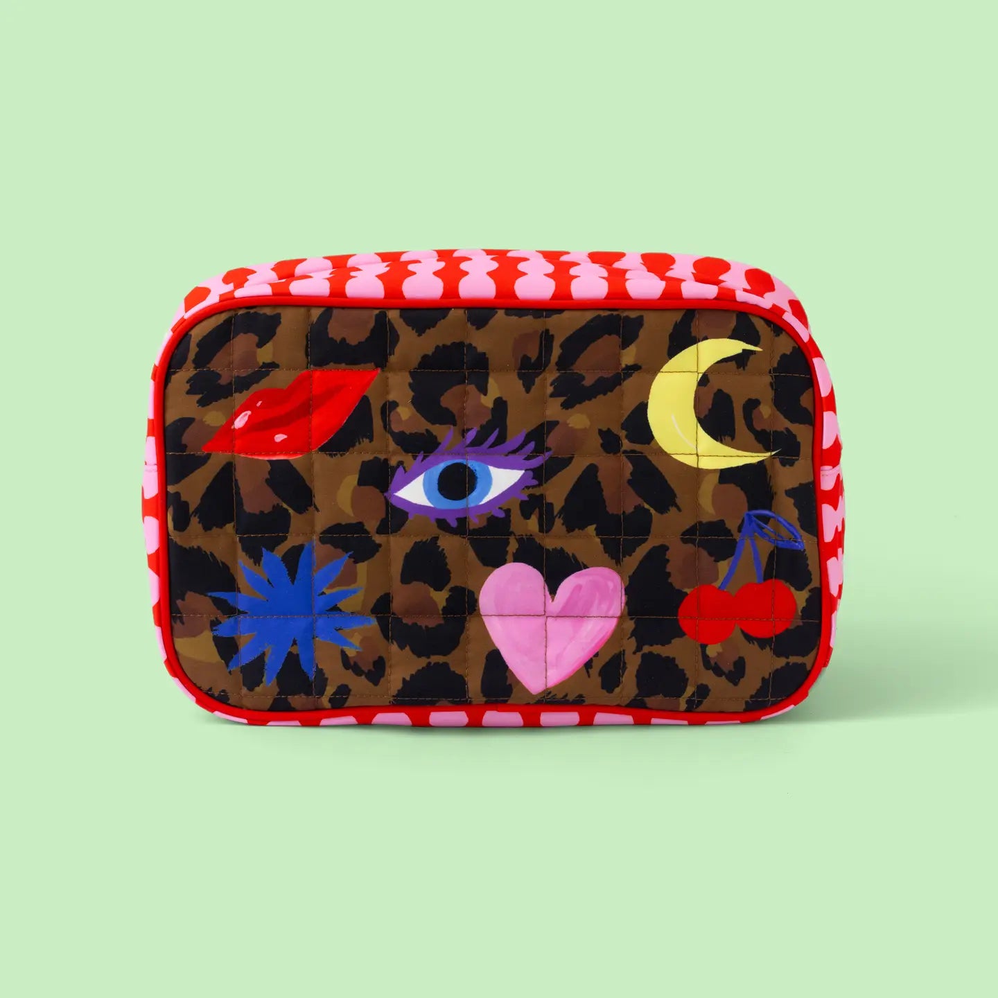 Leopard Print Wash Bag