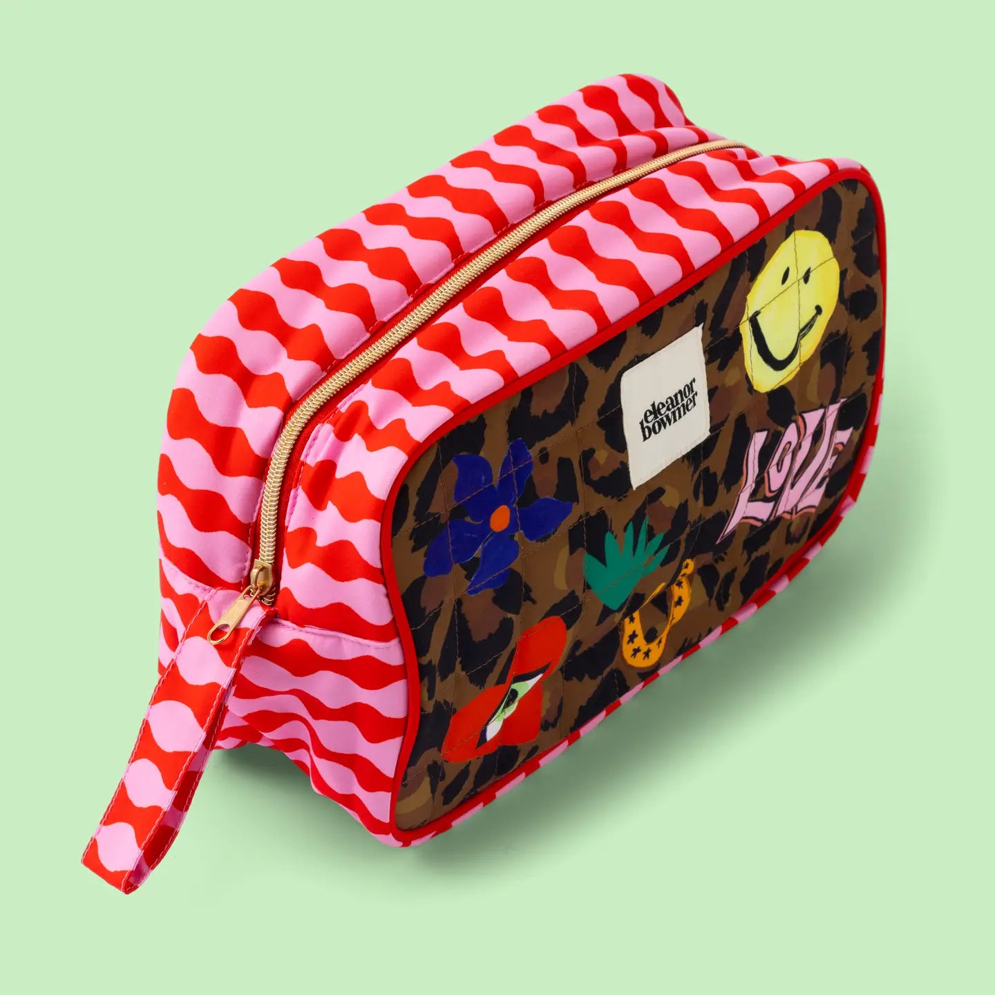 Leopard Print Wash Bag