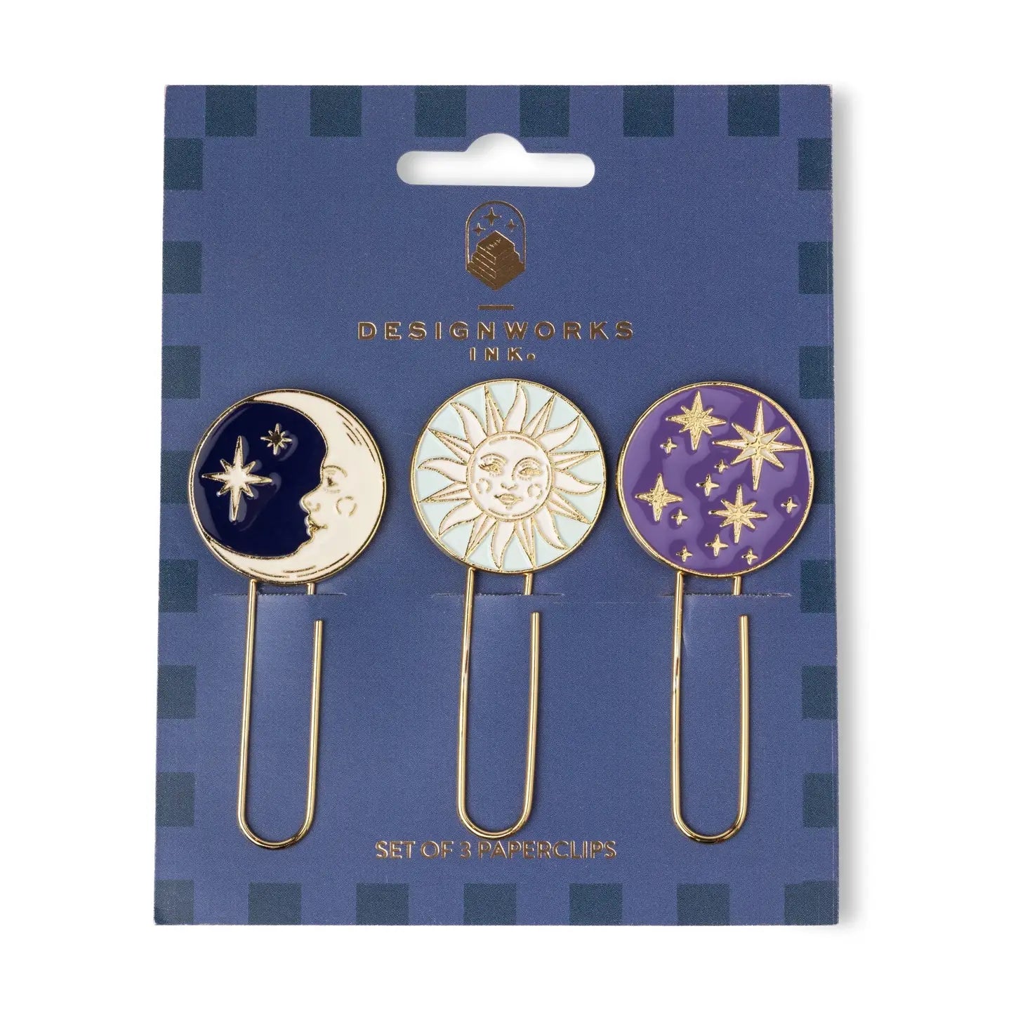 Celestial Set of 3 Paperclips