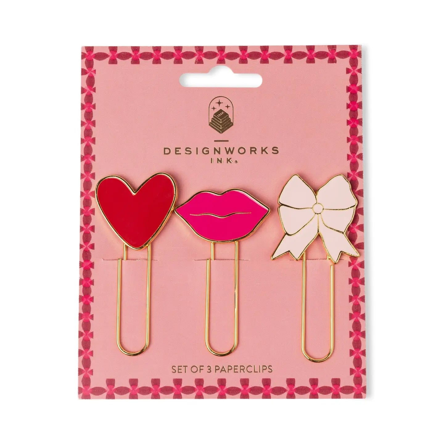 Love Set of 3 Paperclips