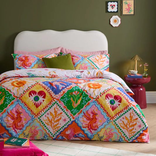 Seraphine Multicolour Reversible Duvet Set