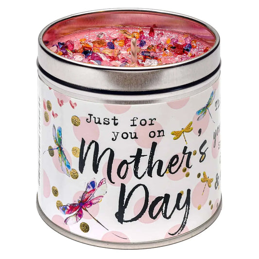 Happy Mothers Day Candle Classic Cotton