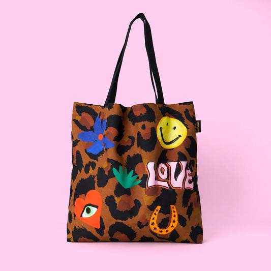 Leopard Icon Tote Bag Eleanor Bowmer