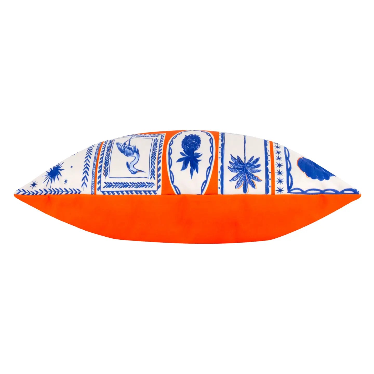 Blue & Orange Outdoor Cushion