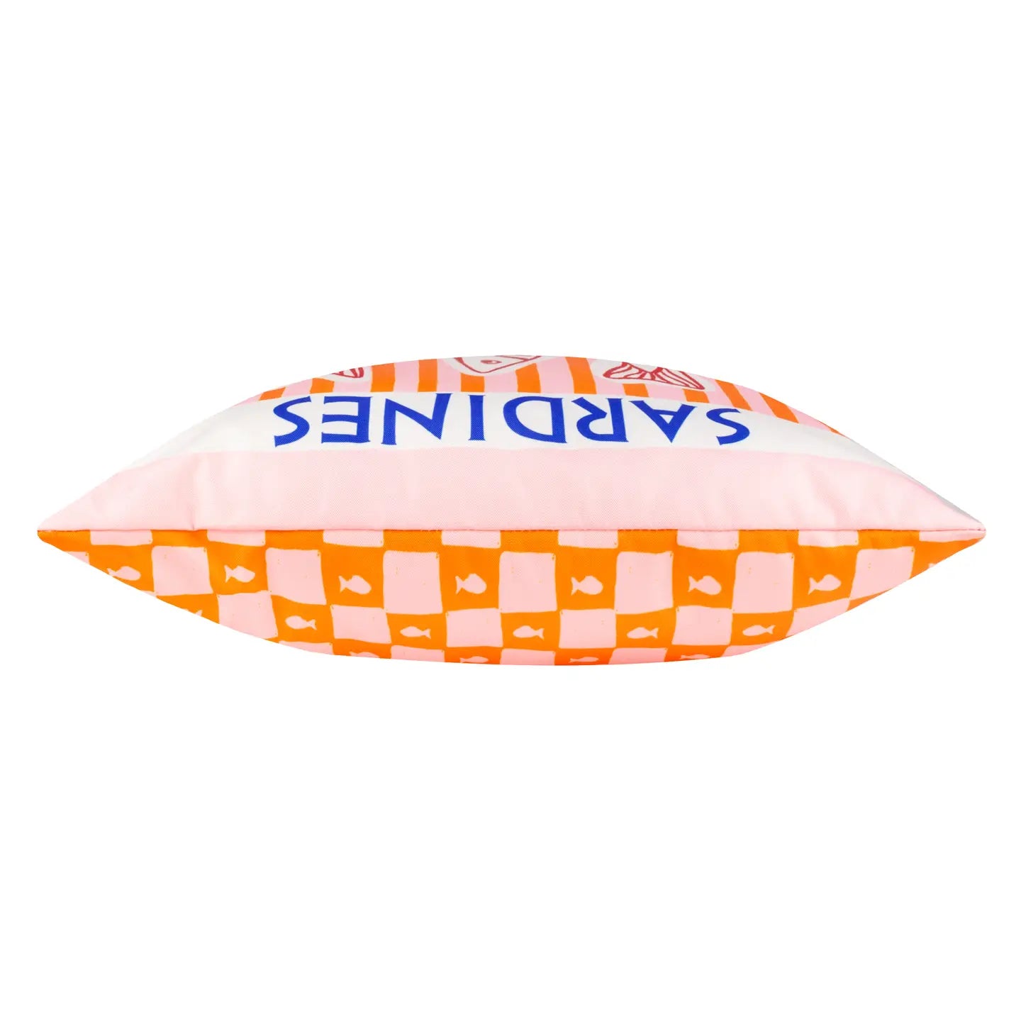Mediterranean Sardines Outdoor Cushion Pink/Orange