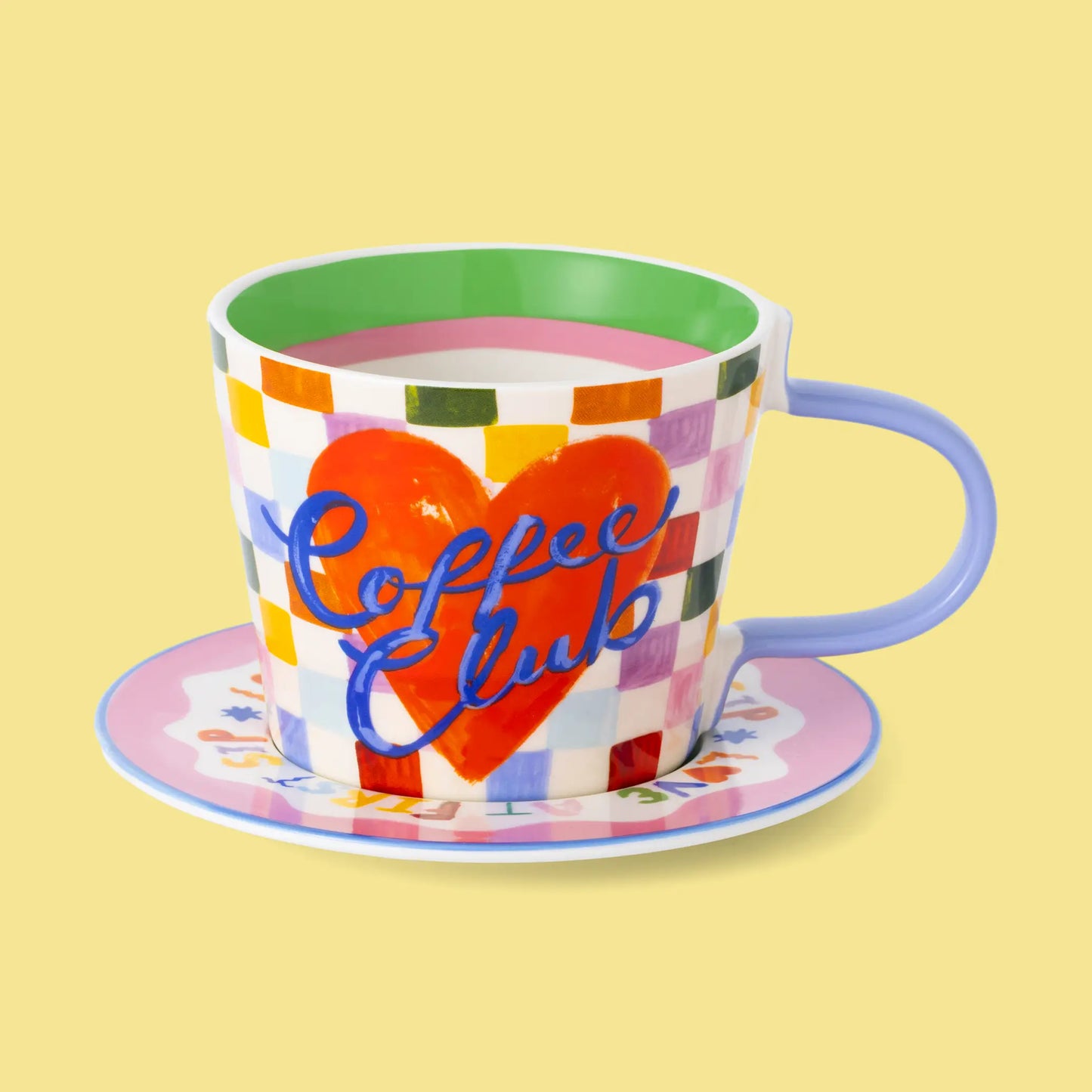 Coffee Club Cup & Saucer Set
