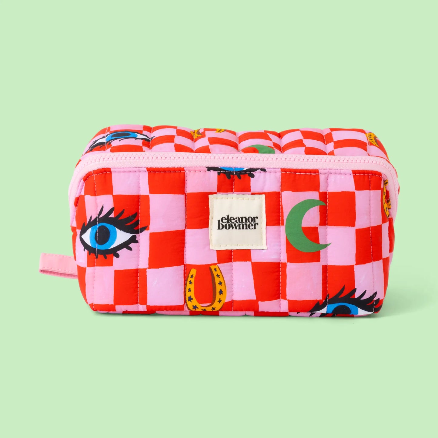 Checker Icons Flat Lay Wash Bag