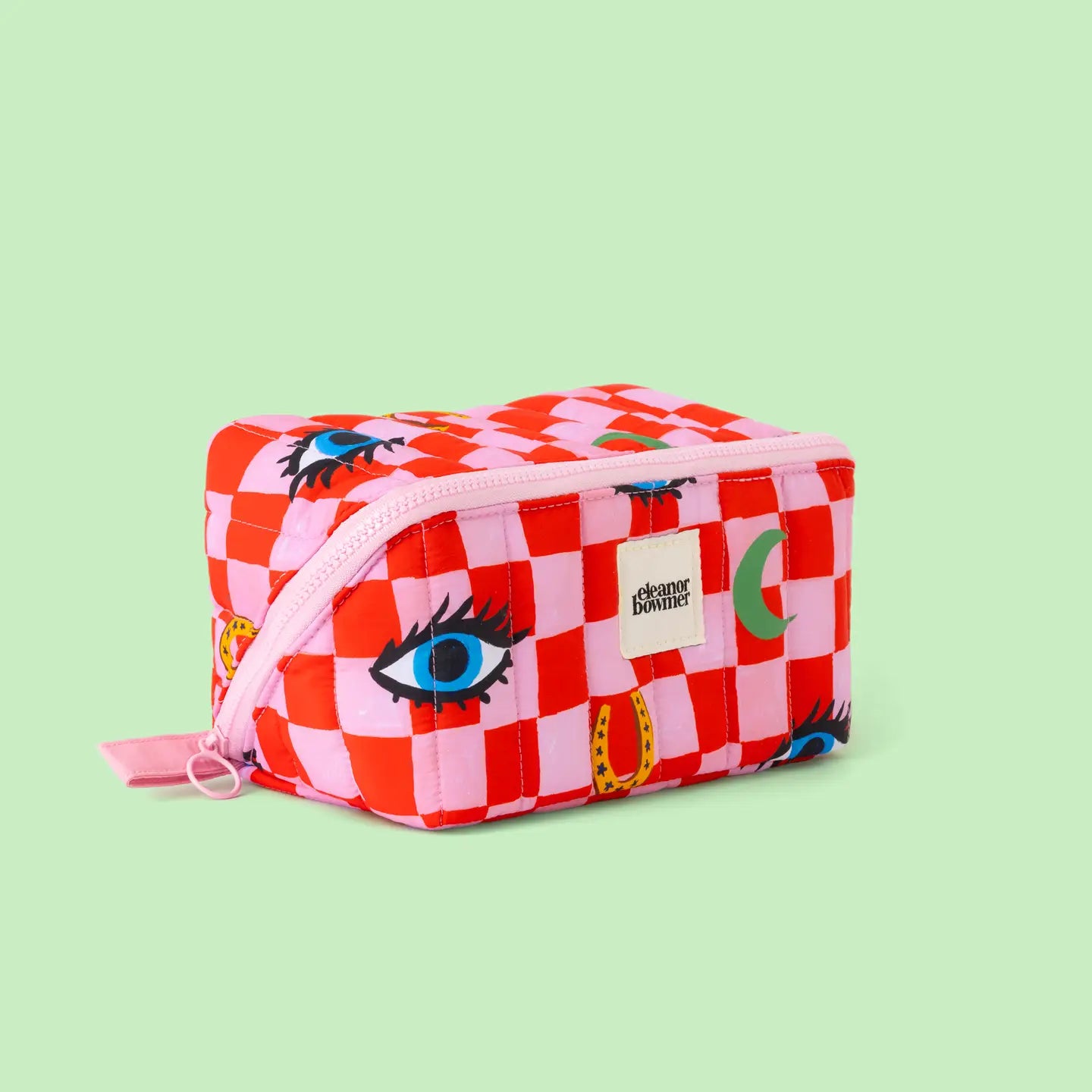 Checker Icons Flat Lay Wash Bag